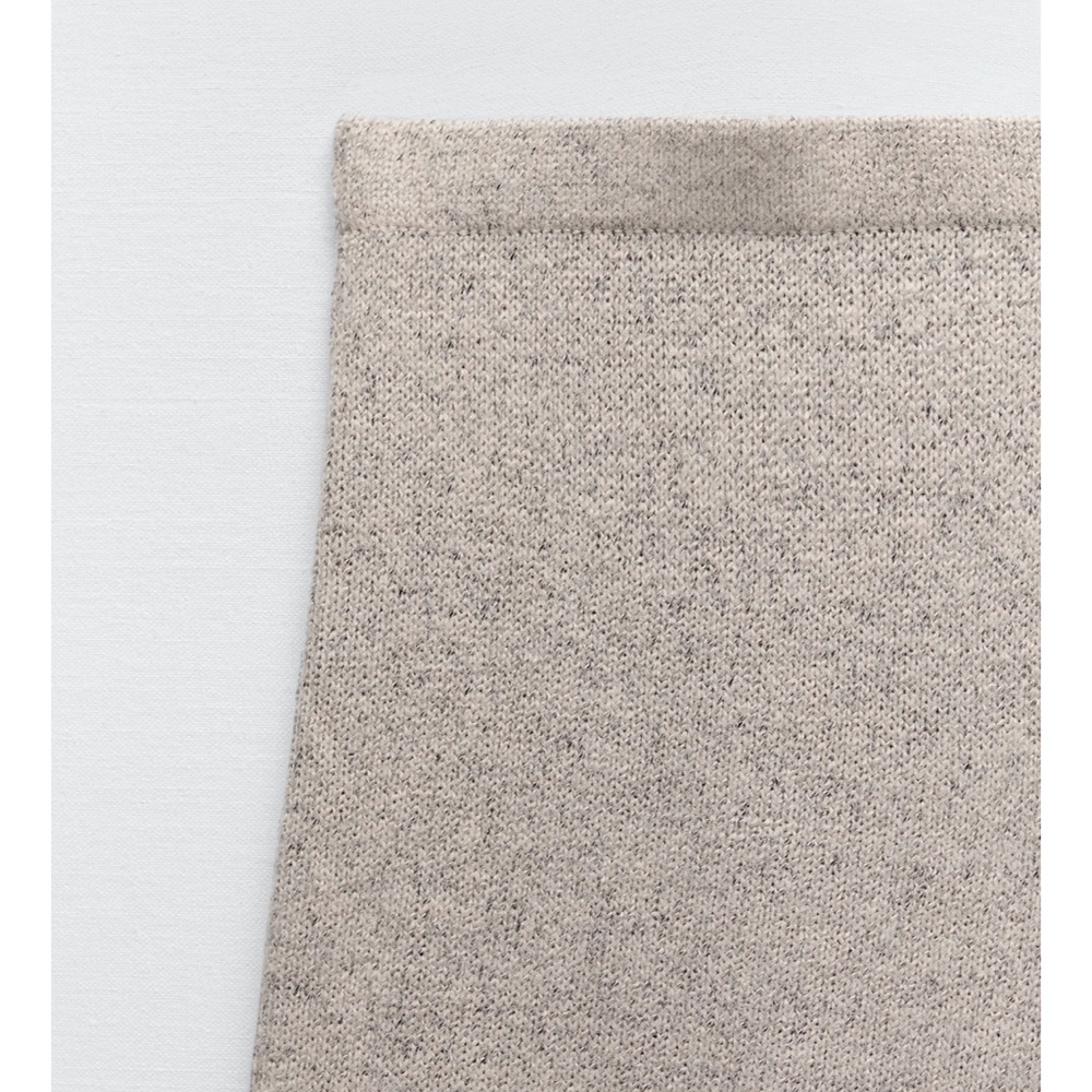 ZARA KNIT MIDI SKIRT SIZE S - Picture 8 of 9
